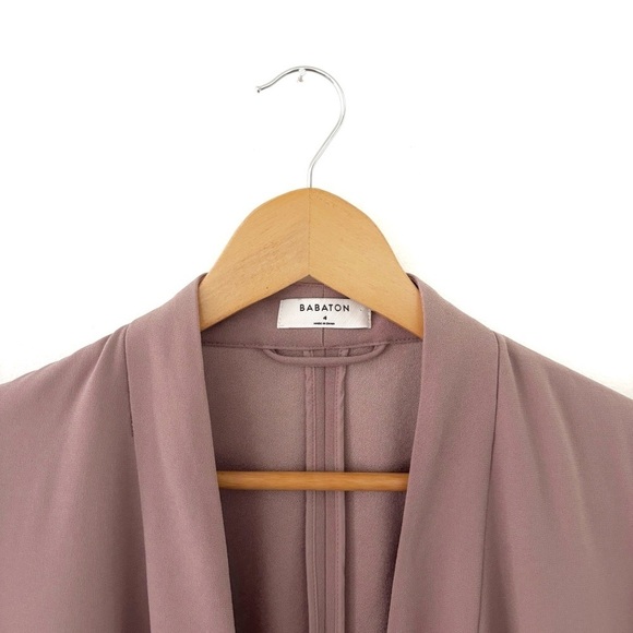 Babaton | Power Hip Blazer Mauve Size 4 Aritzia - Picture 5 of 8